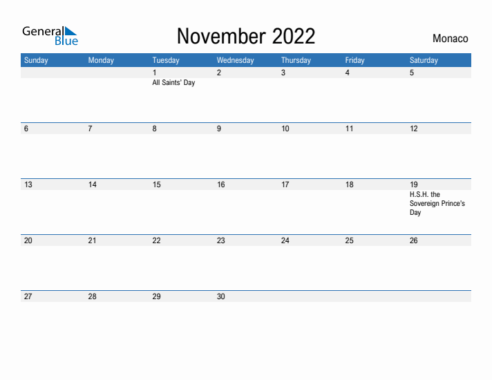 Fillable November 2022 Calendar