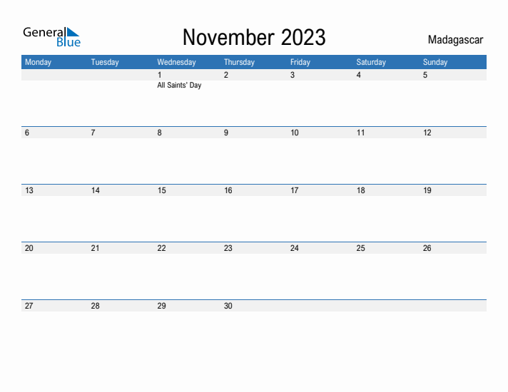 Fillable November 2023 Calendar