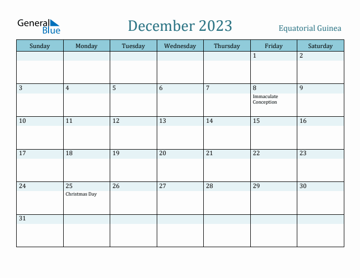 December 2023 Calendar with Holidays
