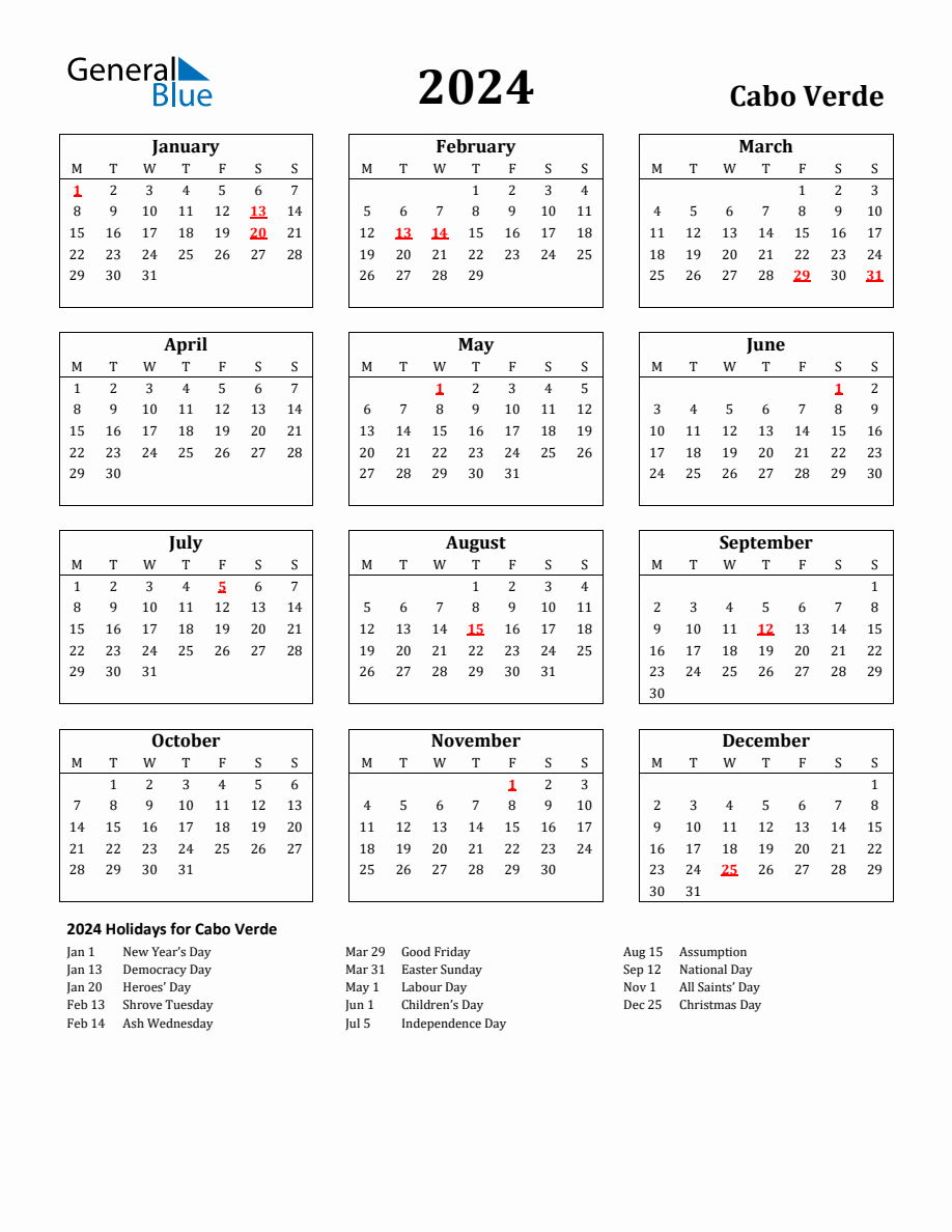 Free Printable 2024 Cabo Verde Holiday Calendar Monday Start free-printable-2024-cabo-verde-holiday-calendar-monday-start