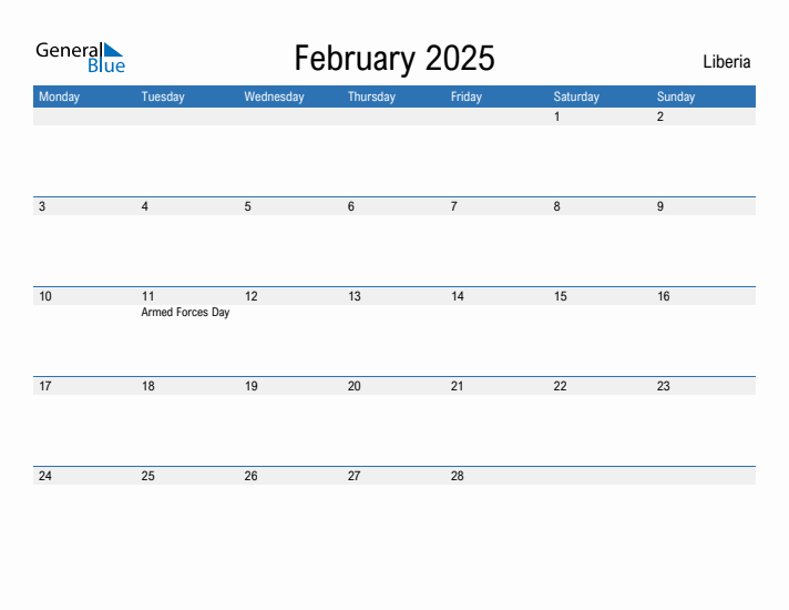 Fillable February 2025 Calendar