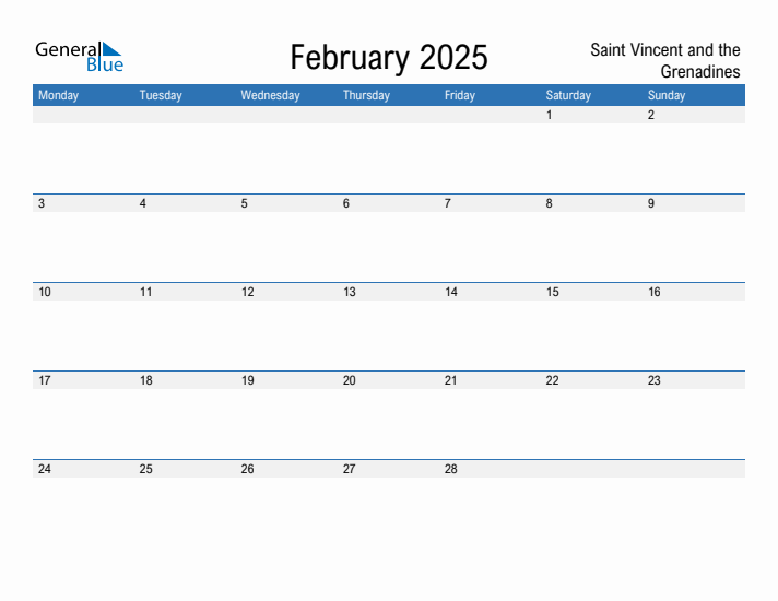Fillable February 2025 Calendar