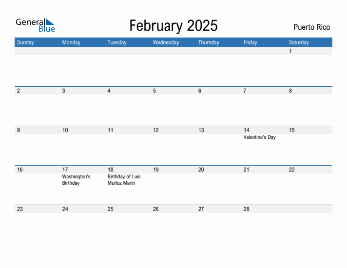 Fillable February 2025 Calendar