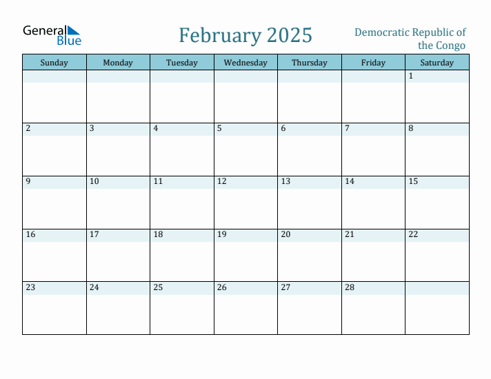 February 2025 Calendar with Holidays