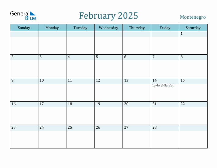 February 2025 Calendar with Holidays