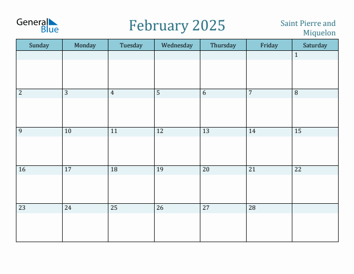 February 2025 Calendar with Holidays