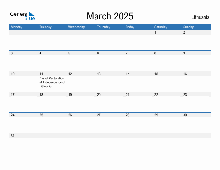 Fillable March 2025 Calendar