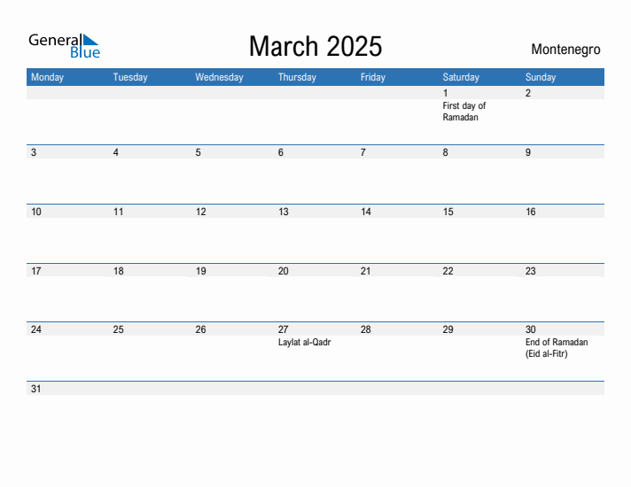 Fillable March 2025 Calendar