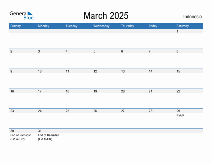 Fillable March 2025 Calendar
