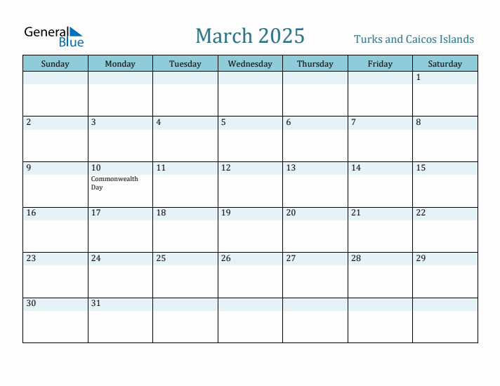 March 2025 Calendar with Holidays