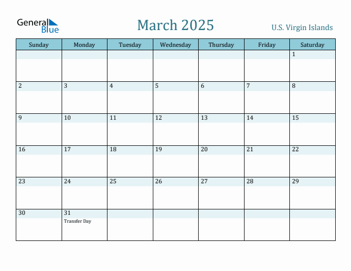 March 2025 Calendar with Holidays