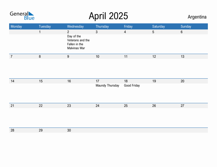 Fillable April 2025 Calendar