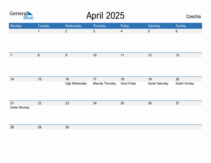 Fillable April 2025 Calendar
