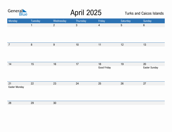 Fillable April 2025 Calendar