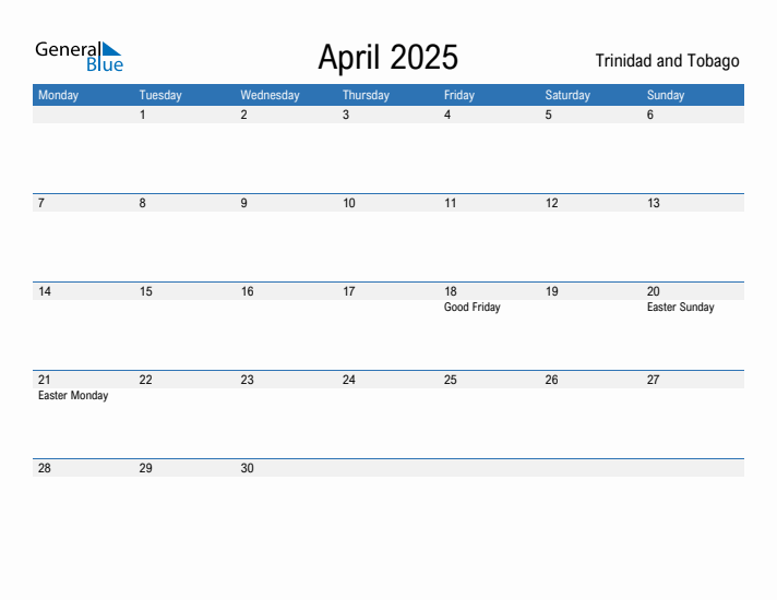 Fillable April 2025 Calendar