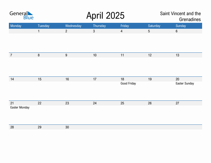 Fillable April 2025 Calendar