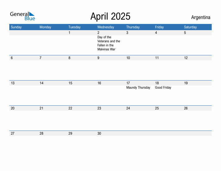 Fillable April 2025 Calendar