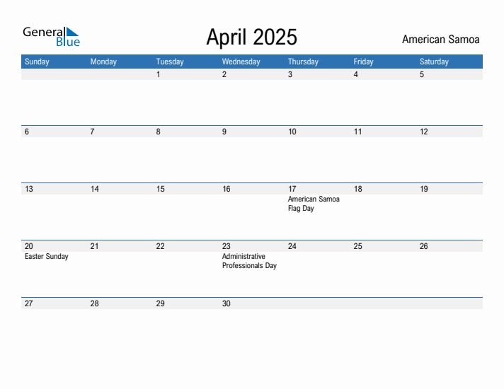 Fillable April 2025 Calendar