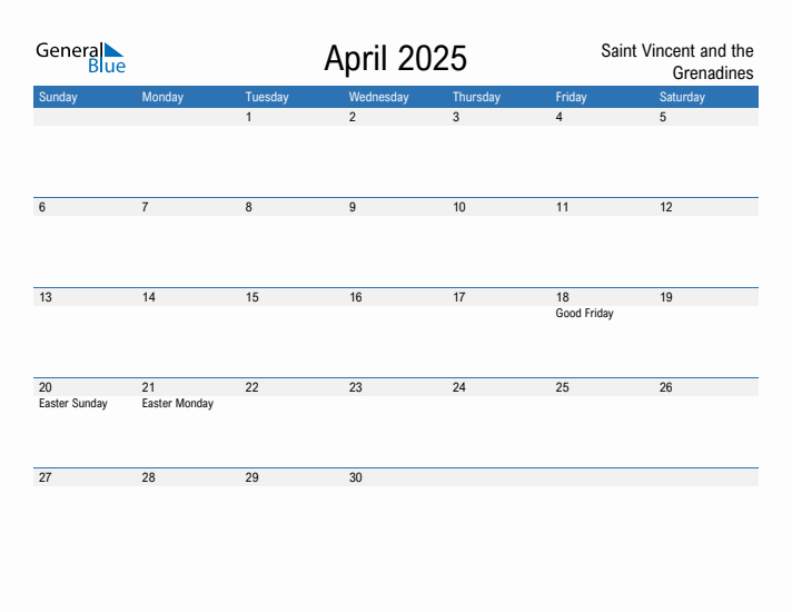 Fillable April 2025 Calendar