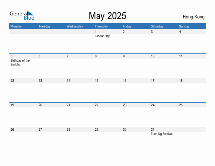 Fillable May 2025 Calendar