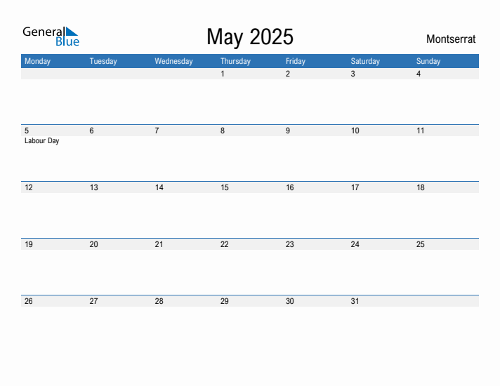Fillable May 2025 Calendar