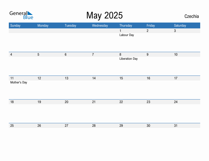Fillable May 2025 Calendar