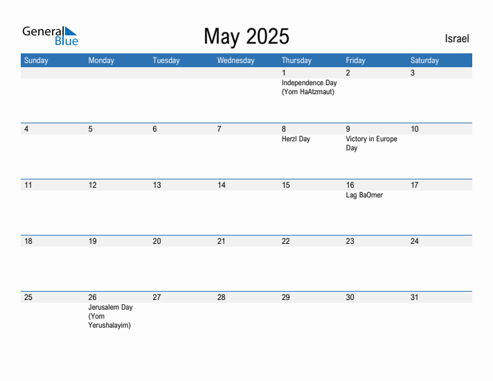 Fillable May 2025 Calendar