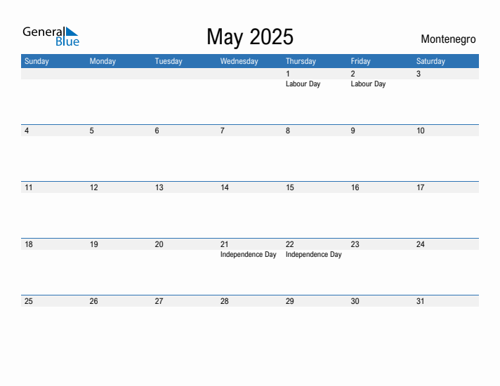 Fillable May 2025 Calendar