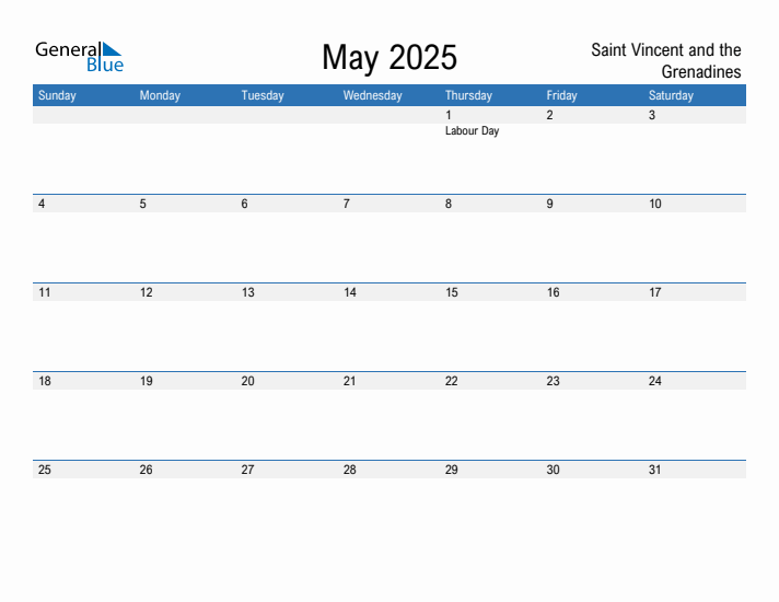 Fillable May 2025 Calendar