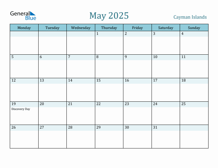 May 2025 Calendar with Holidays
