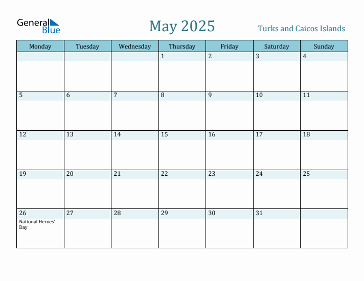 May 2025 Calendar with Holidays