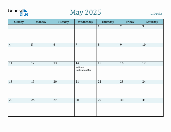 May 2025 Calendar with Holidays