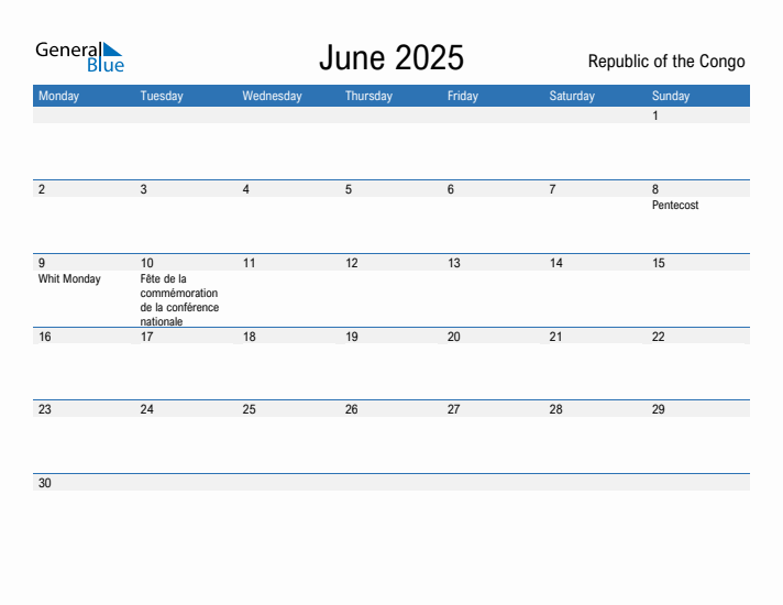 Fillable June 2025 Calendar