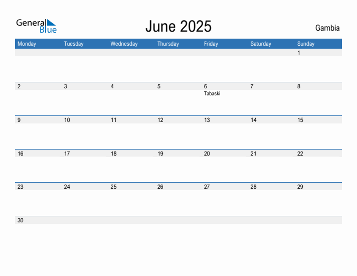 Fillable June 2025 Calendar