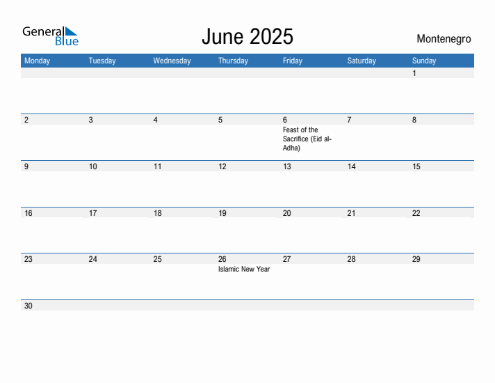 Fillable June 2025 Calendar