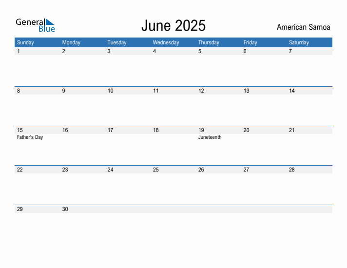 Fillable June 2025 Calendar
