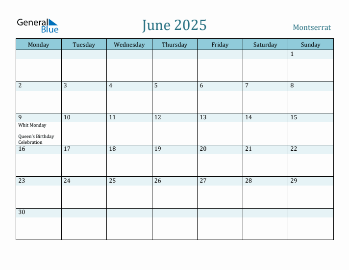 June 2025 Calendar with Holidays
