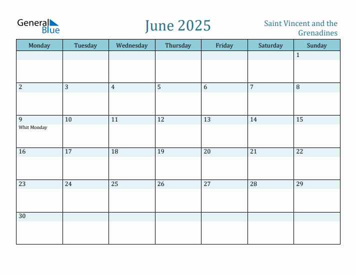 June 2025 Calendar with Holidays