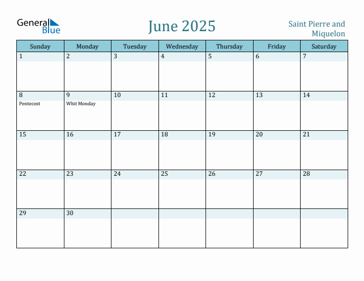 June 2025 Calendar with Holidays