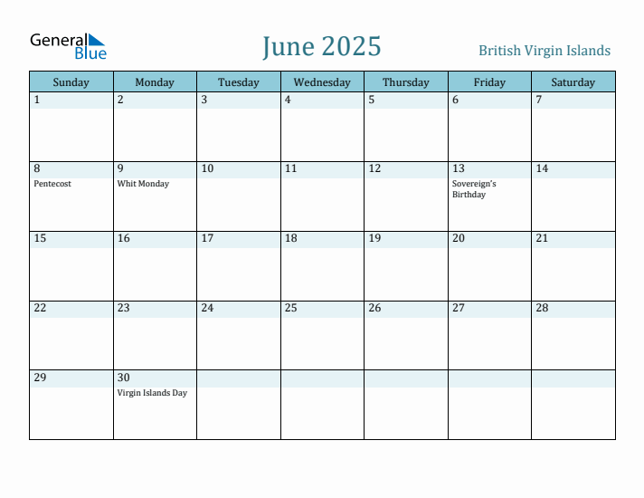 June 2025 Calendar with Holidays