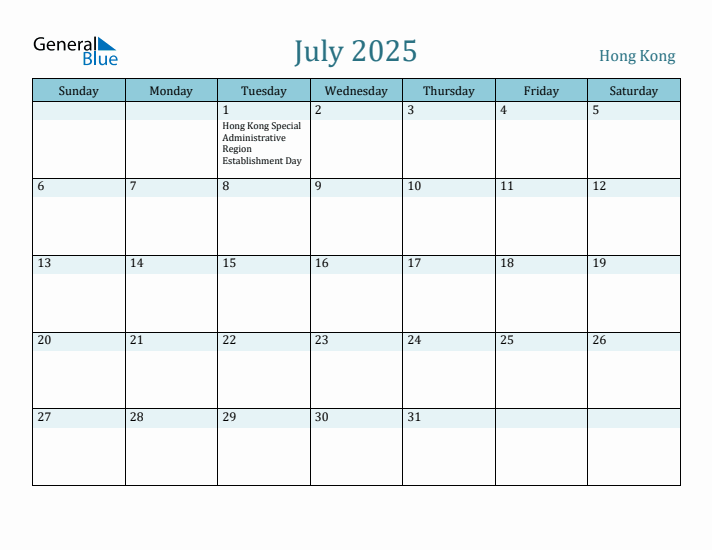 July 2025 Calendar with Holidays