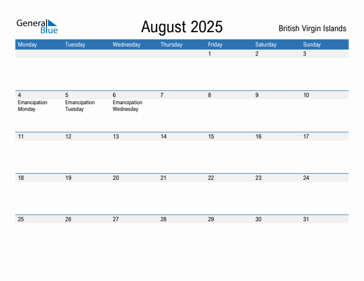 Fillable August 2025 Calendar
