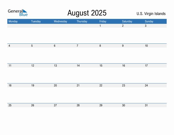 Fillable August 2025 Calendar