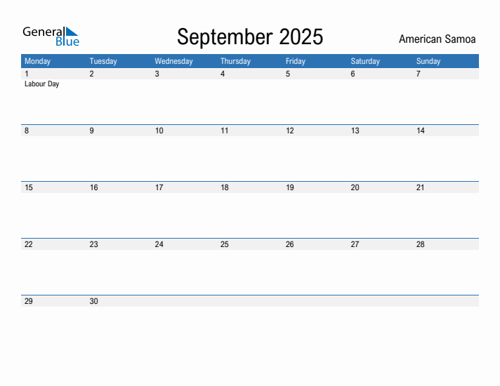 Fillable September 2025 Calendar