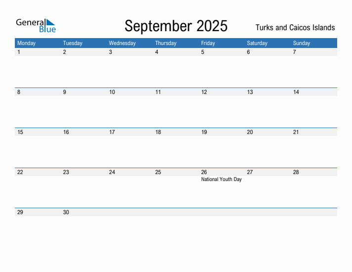 Fillable September 2025 Calendar
