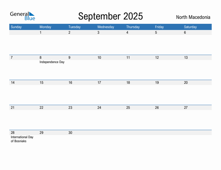 Fillable September 2025 Calendar