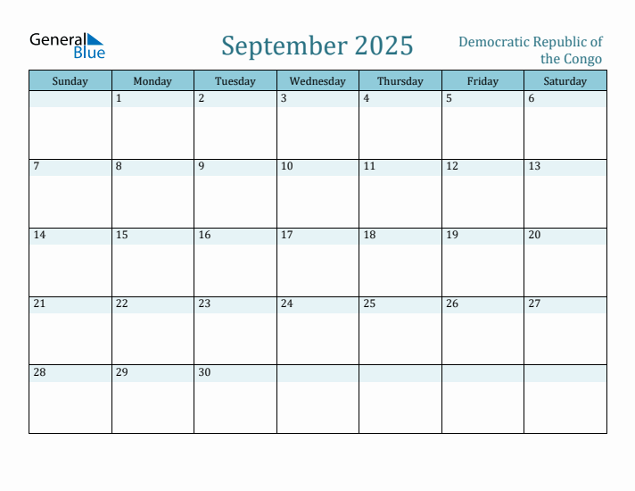 September 2025 Calendar with Holidays