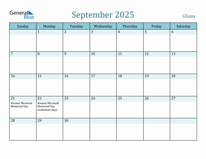 September 2025 Calendar with Holidays