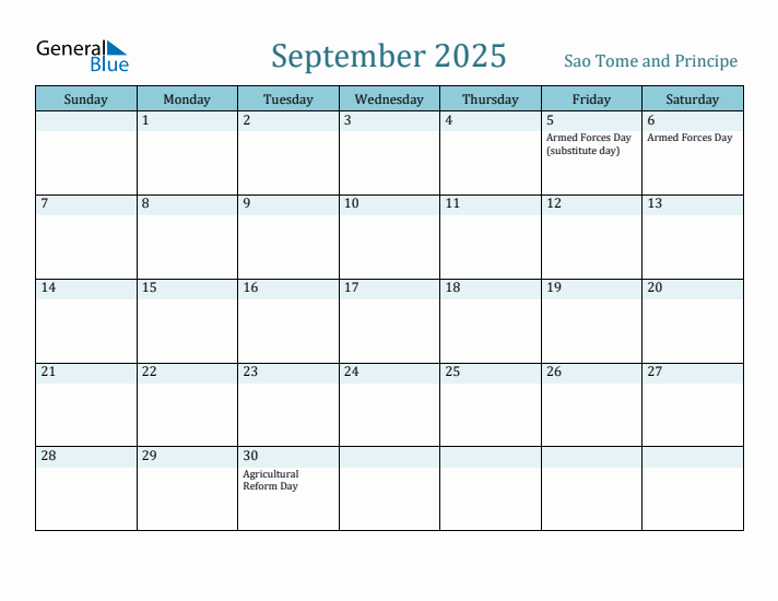 September 2025 Calendar with Holidays