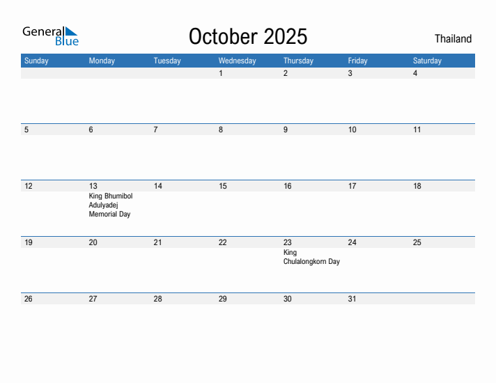 Fillable October 2025 Calendar